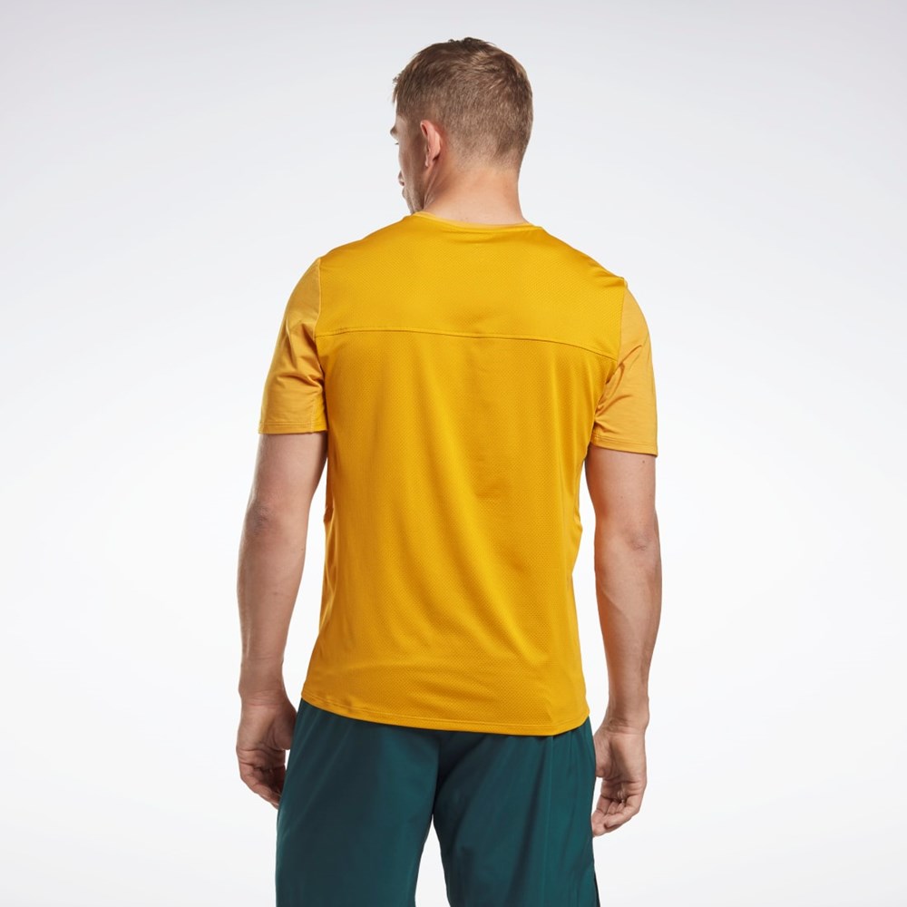 Reebok ACTIVCHILL Athlete T-Shirt Bright Ochre | KANSBF-127