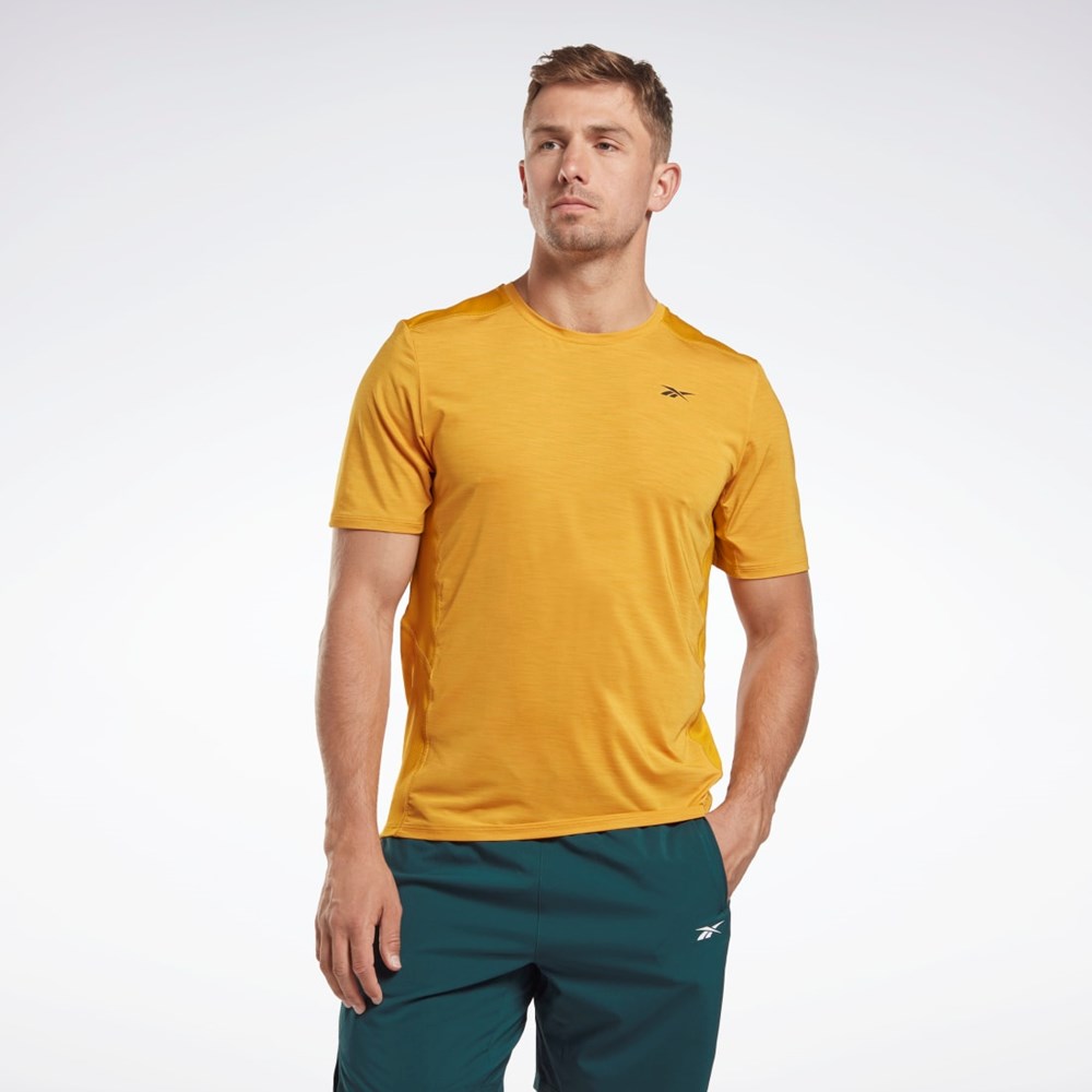 Reebok ACTIVCHILL Athlete T-Shirt Bright Ochre | KANSBF-127