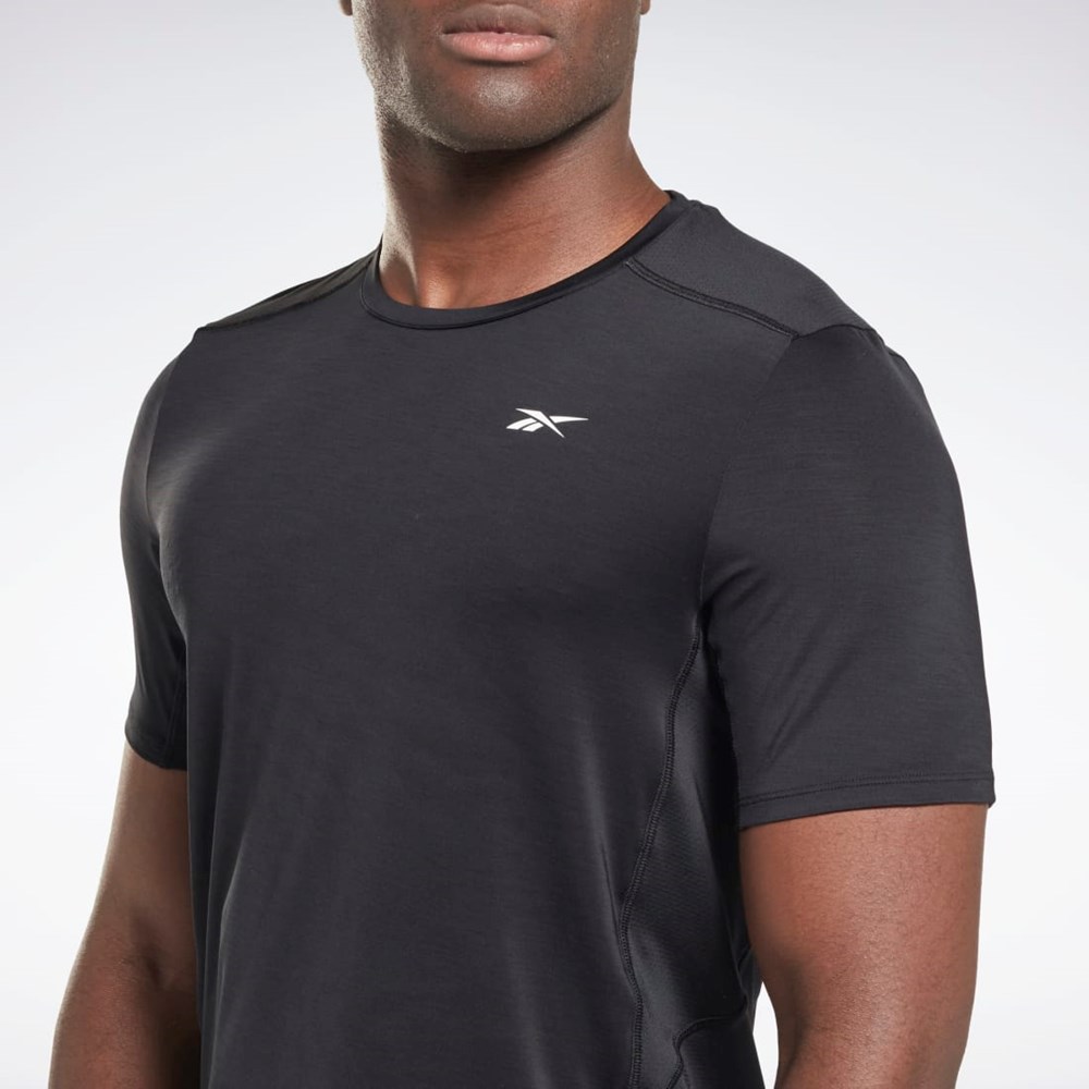 Reebok ACTIVCHILL Athlete T-Shirt Svarte | URBVPT-627