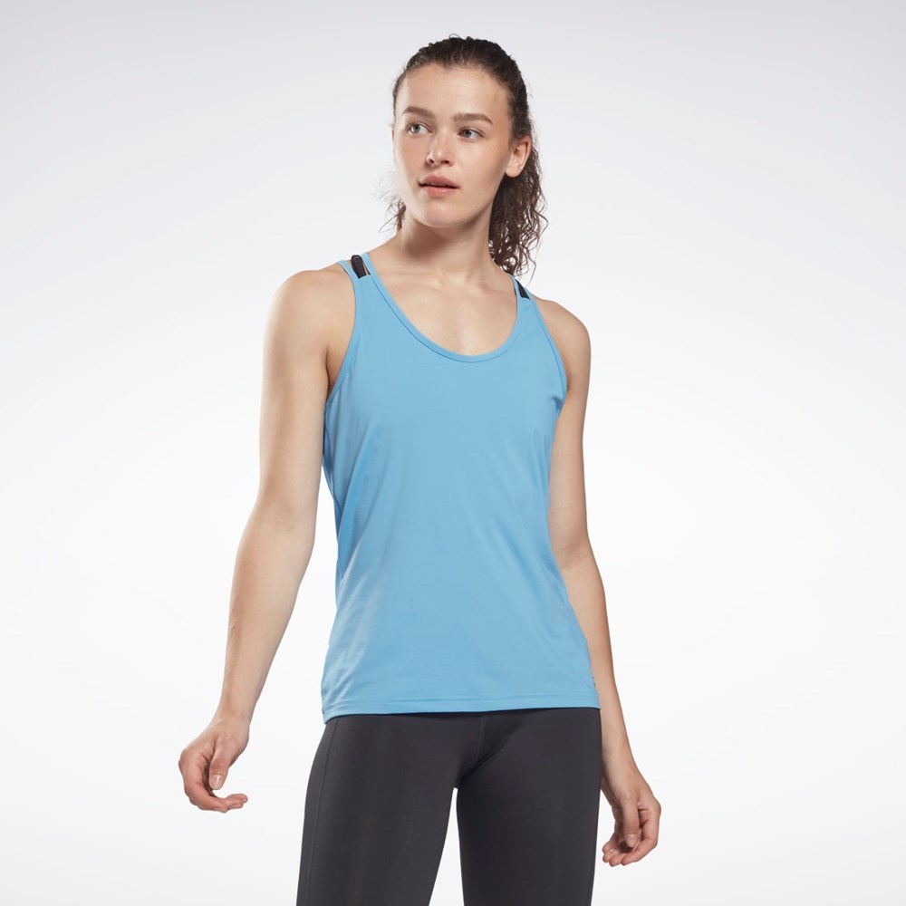 Reebok ACTIVCHILL Atletiske Tank Top Blå | FOXQGJ-672