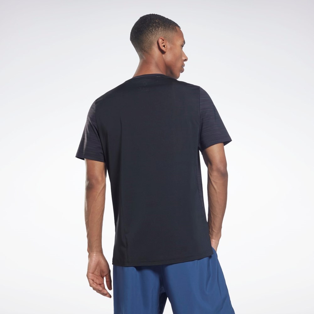 Reebok ACTIVCHILL Grafiske Move T-Shirt Svarte | YQBNWA-951