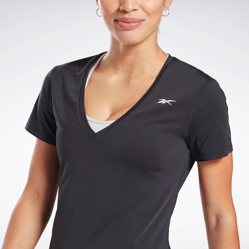 Reebok Activchill Atletiske T-Shirt Svarte | WZLIFC-987