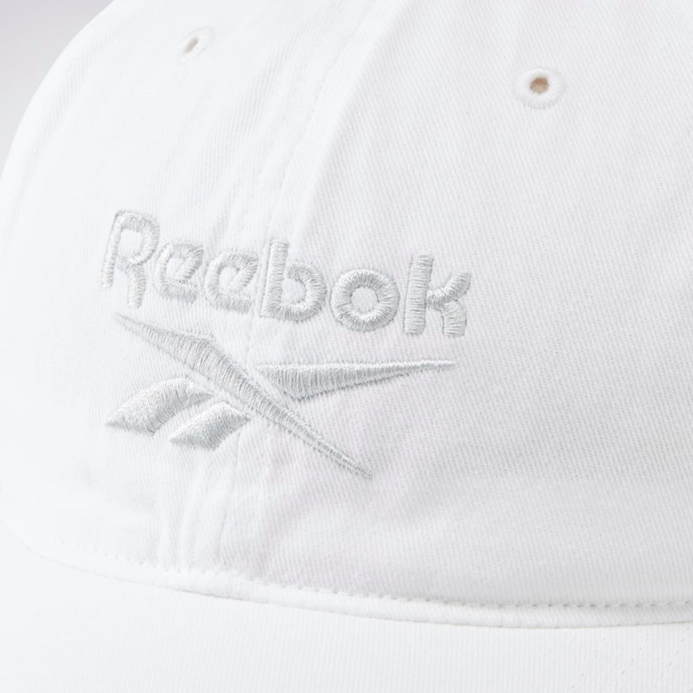 Reebok Active Foundation Badge Hat Hvite | DEZCUS-014