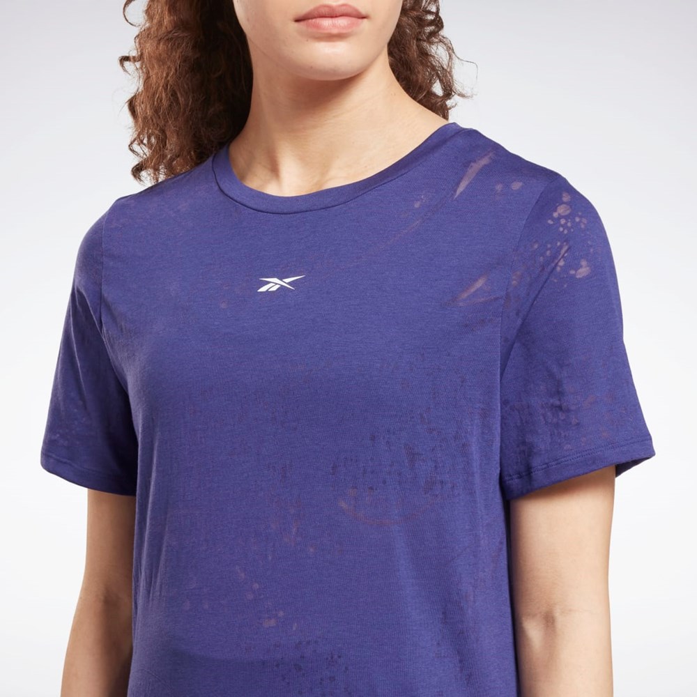 Reebok Burnout T-Shirt Lilla | WKAGYU-973