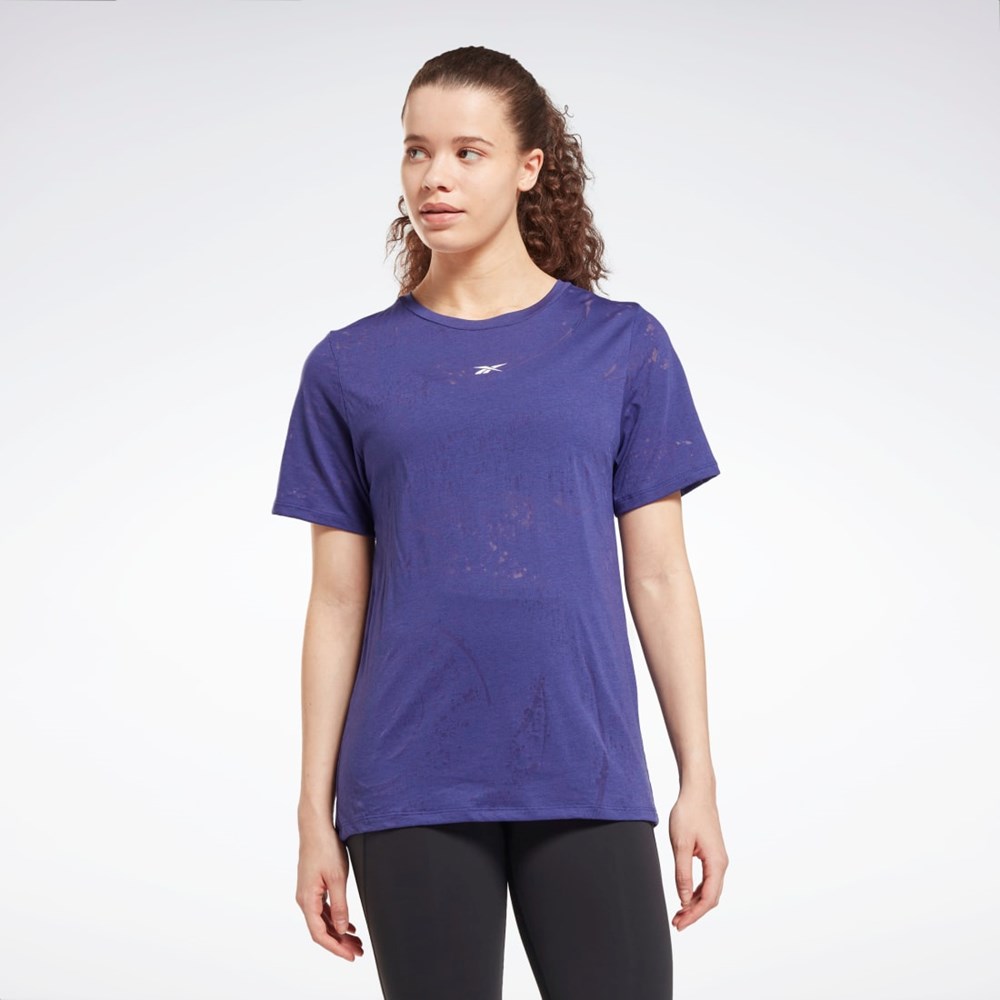 Reebok Burnout T-Shirt Lilla | WKAGYU-973