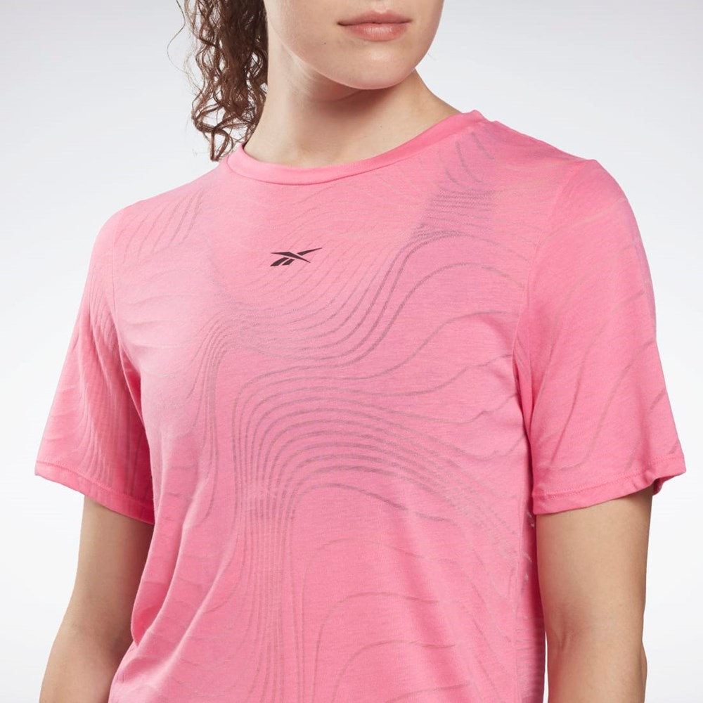 Reebok Burnout T-Shirt Rosa | ECLYBJ-368