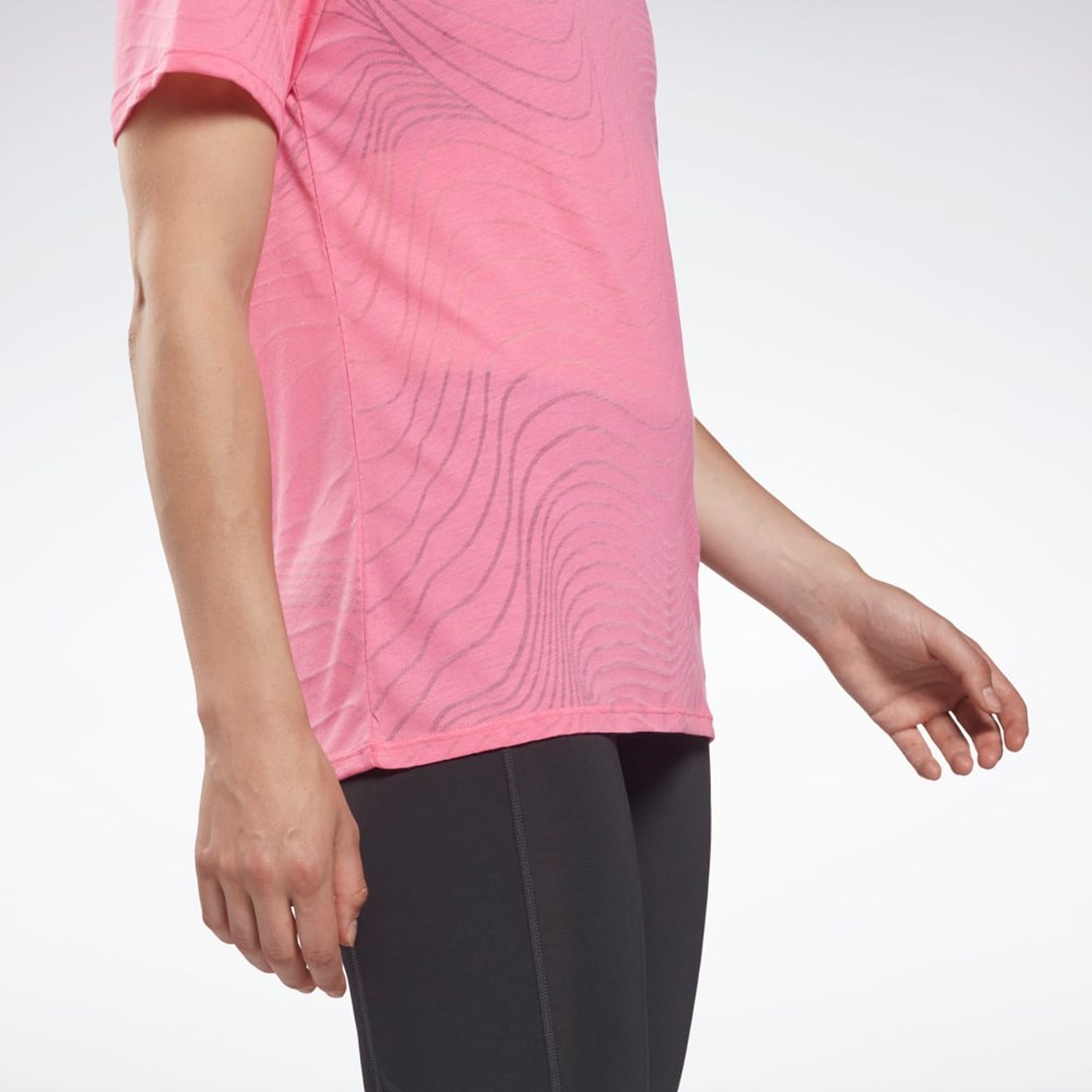 Reebok Burnout T-Shirt Rosa | ECLYBJ-368