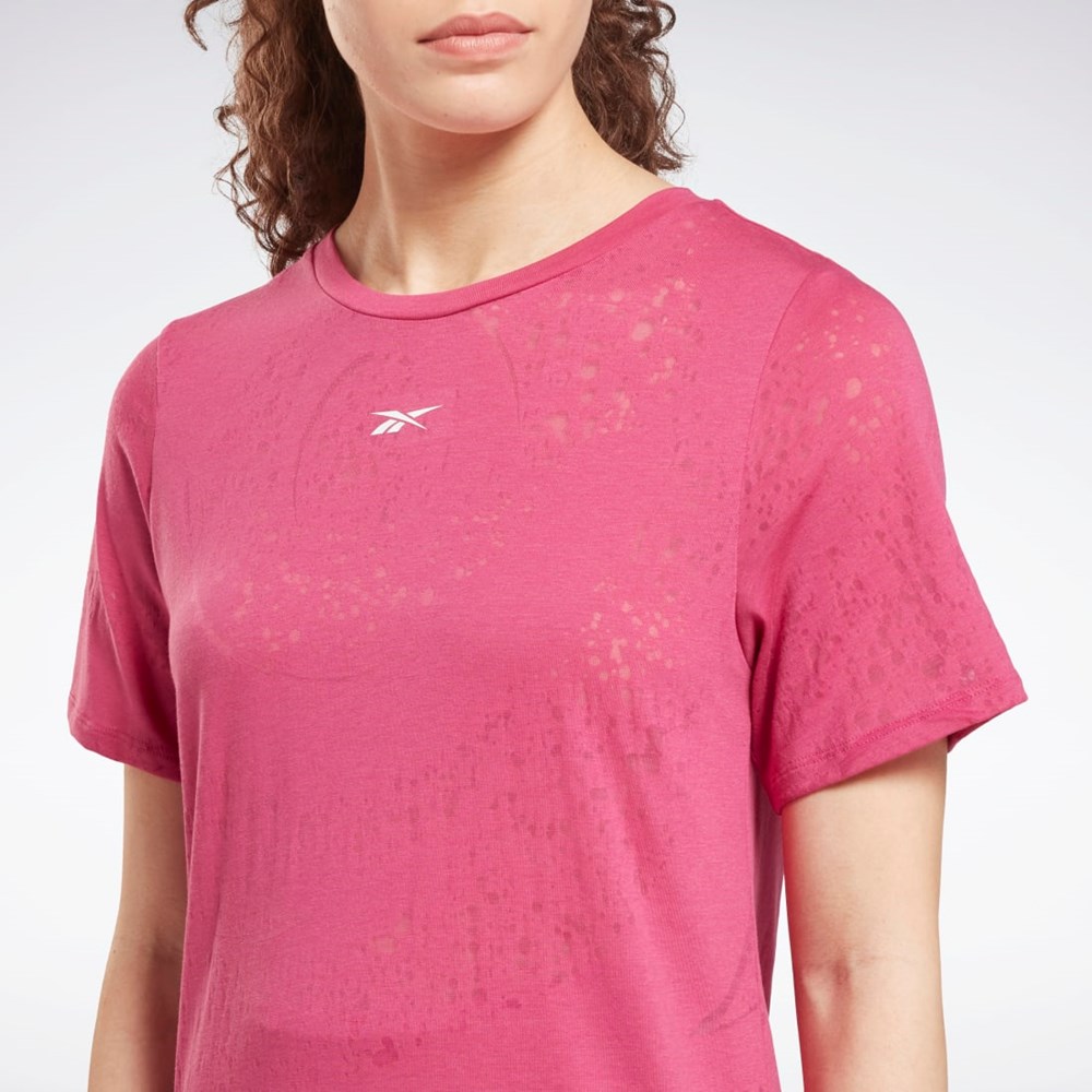 Reebok Burnout T-Shirt Rosa | FAWYPR-370