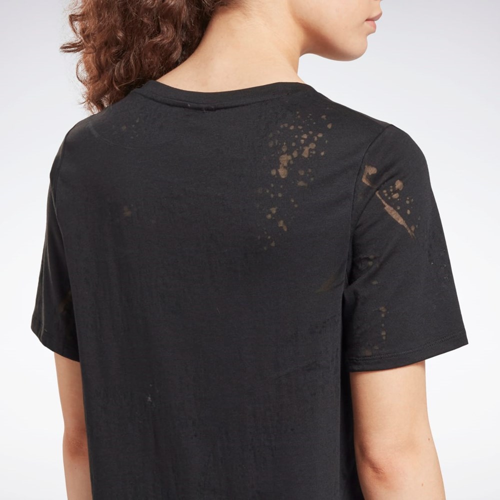 Reebok Burnout T-Shirt Svarte | GTMFLX-510