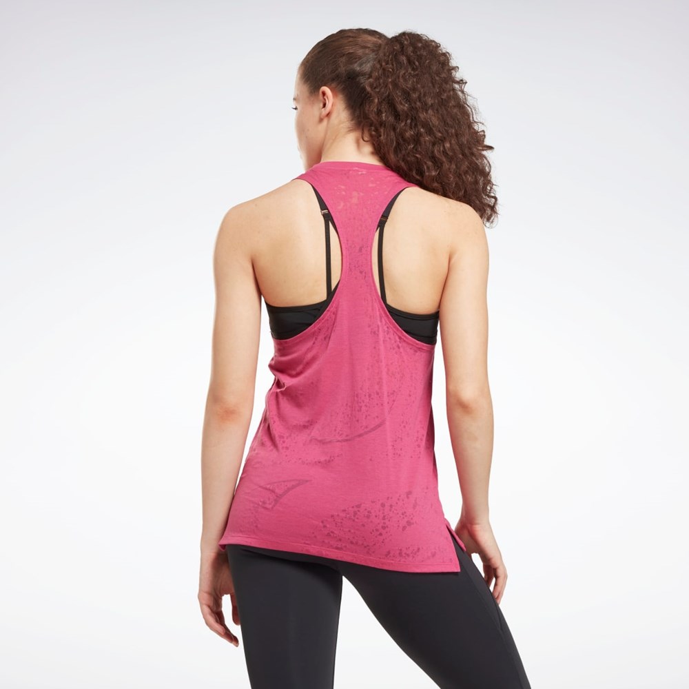 Reebok Burnout Tank Top Rosa | NMEURV-678