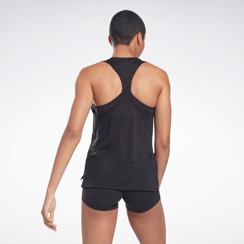 Reebok Burnout Tank Top Svarte | LYXAIT-631