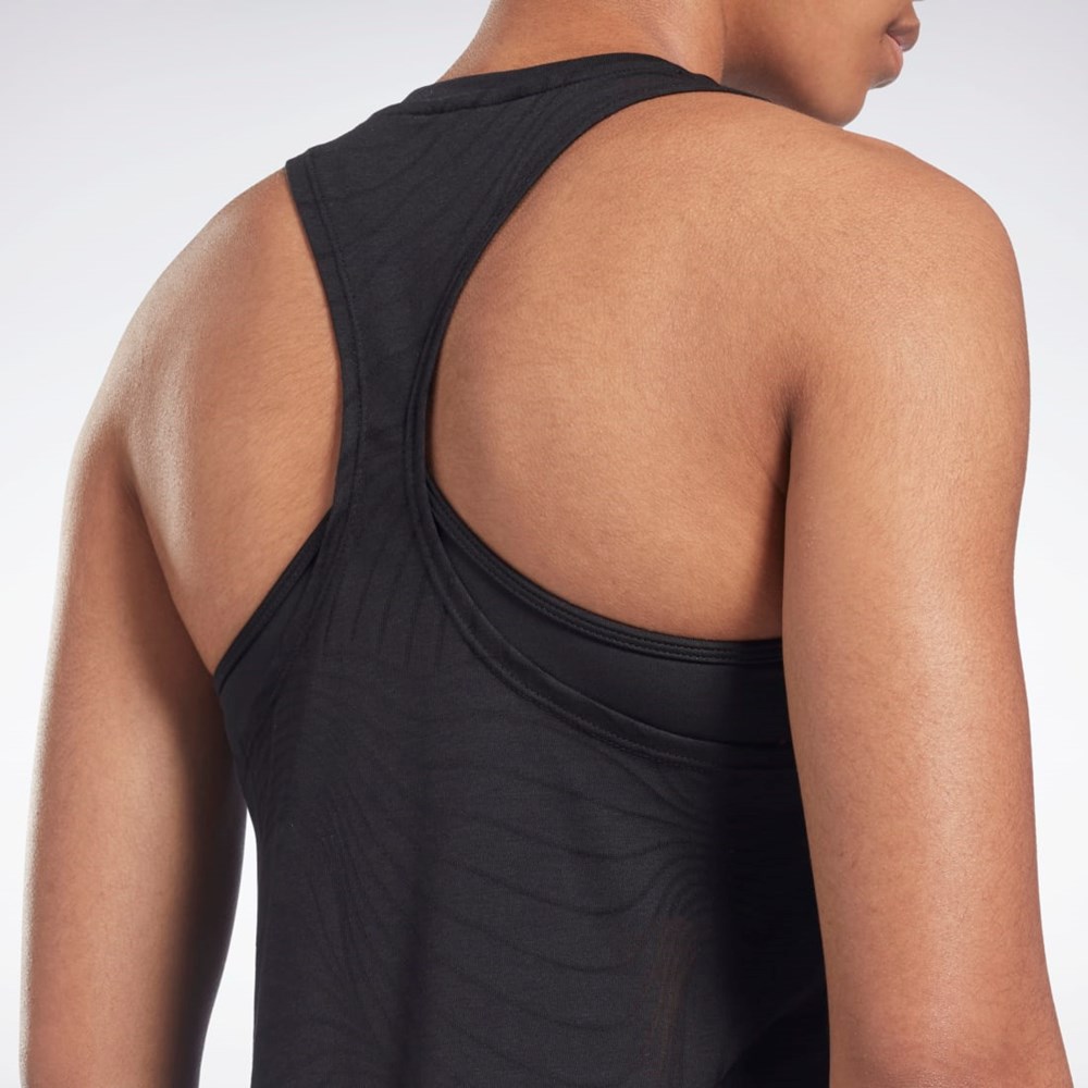 Reebok Burnout Tank Top Svarte | LYXAIT-631