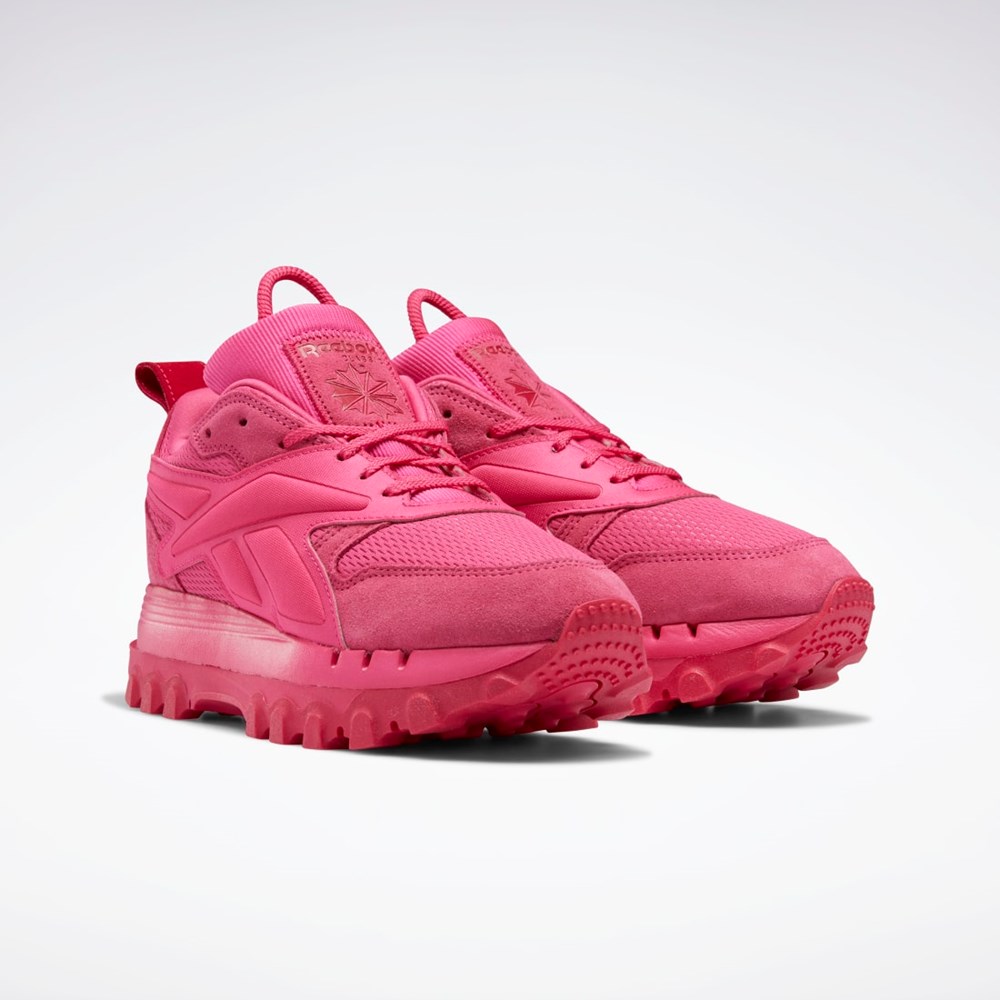 Reebok Cardi B Classic Leather V2 Shoes Rosa Rosa Rosa | BZGUDN-174