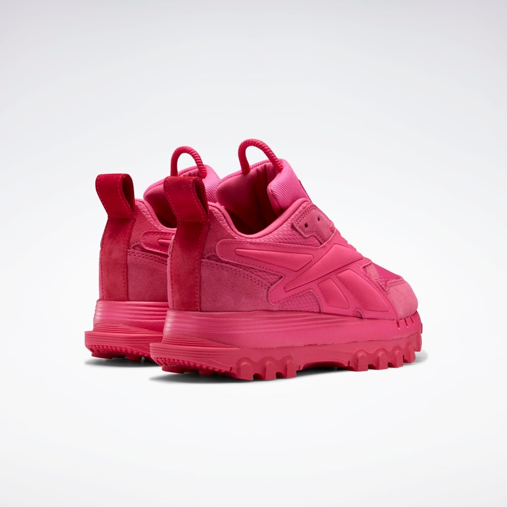 Reebok Cardi B Classic Leather V2 Shoes Rosa Rosa Rosa | BZGUDN-174