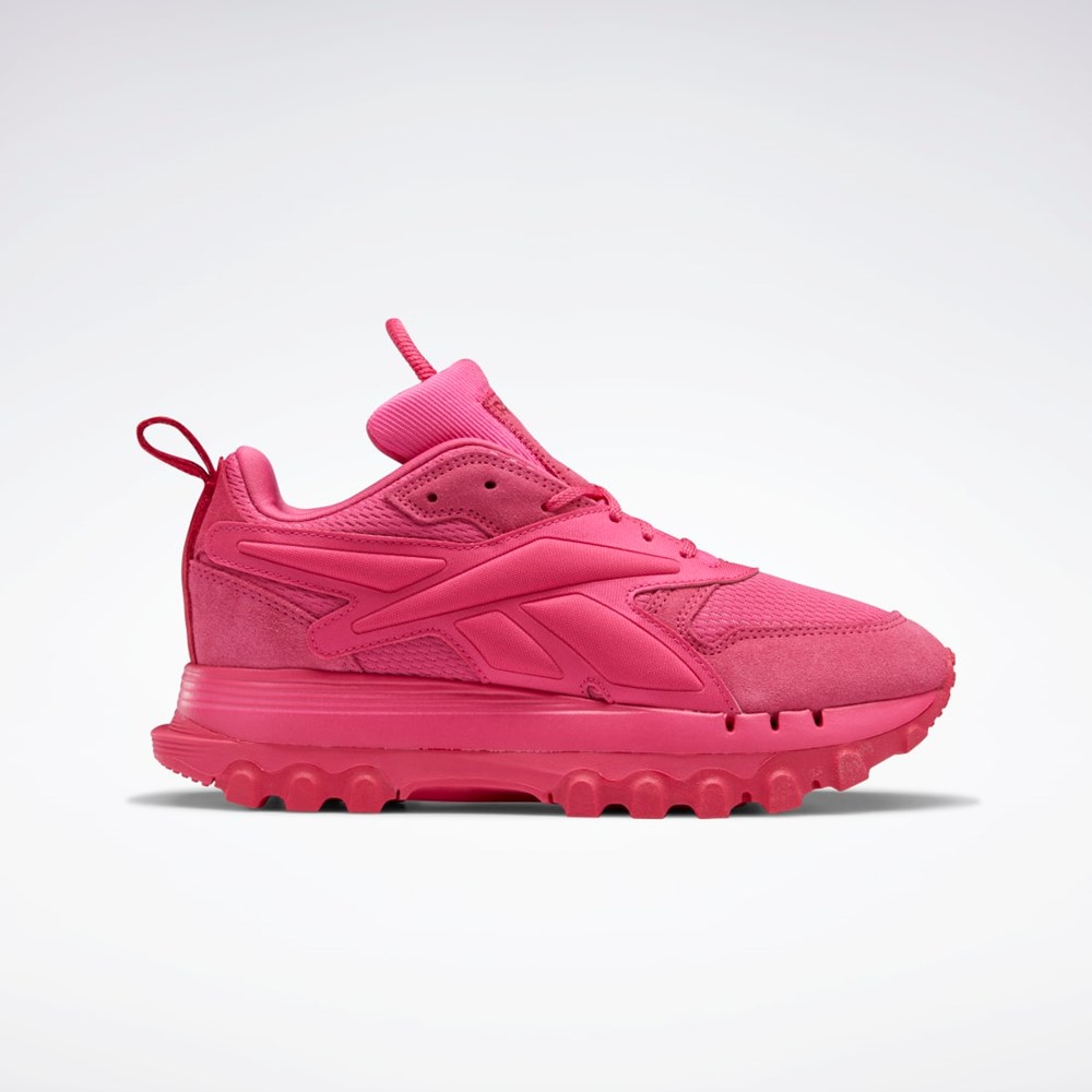 Reebok Cardi B Classic Leather V2 Shoes Rosa Rosa Rosa | BZGUDN-174