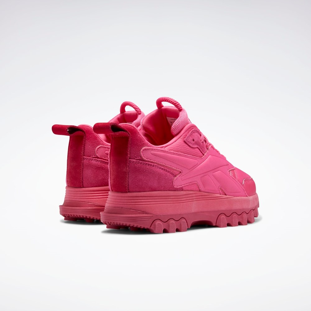 Reebok Cardi B Classic Leather V2 Shoes - Grade School Rosa Rosa Rosa | GMPVUA-029