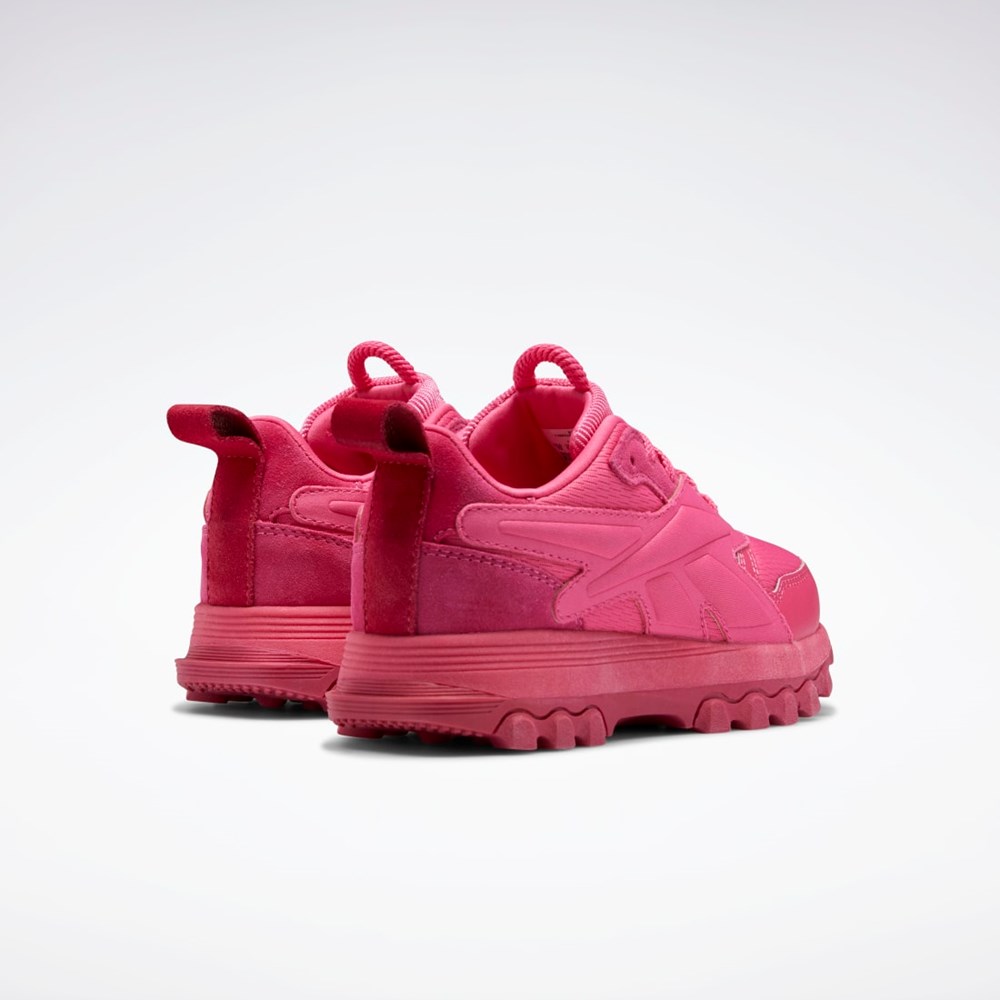 Reebok Cardi B Classic Leather V2 Shoes - Preschool Rosa Rosa Rosa | LJHQZA-684