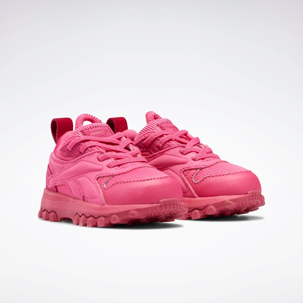 Reebok Cardi B Classic Leather V2 Shoes - Toddler Rosa Rosa Rosa | WHNQVG-278