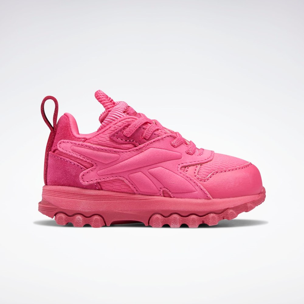 Reebok Cardi B Classic Leather V2 Shoes - Toddler Rosa Rosa Rosa | WHNQVG-278