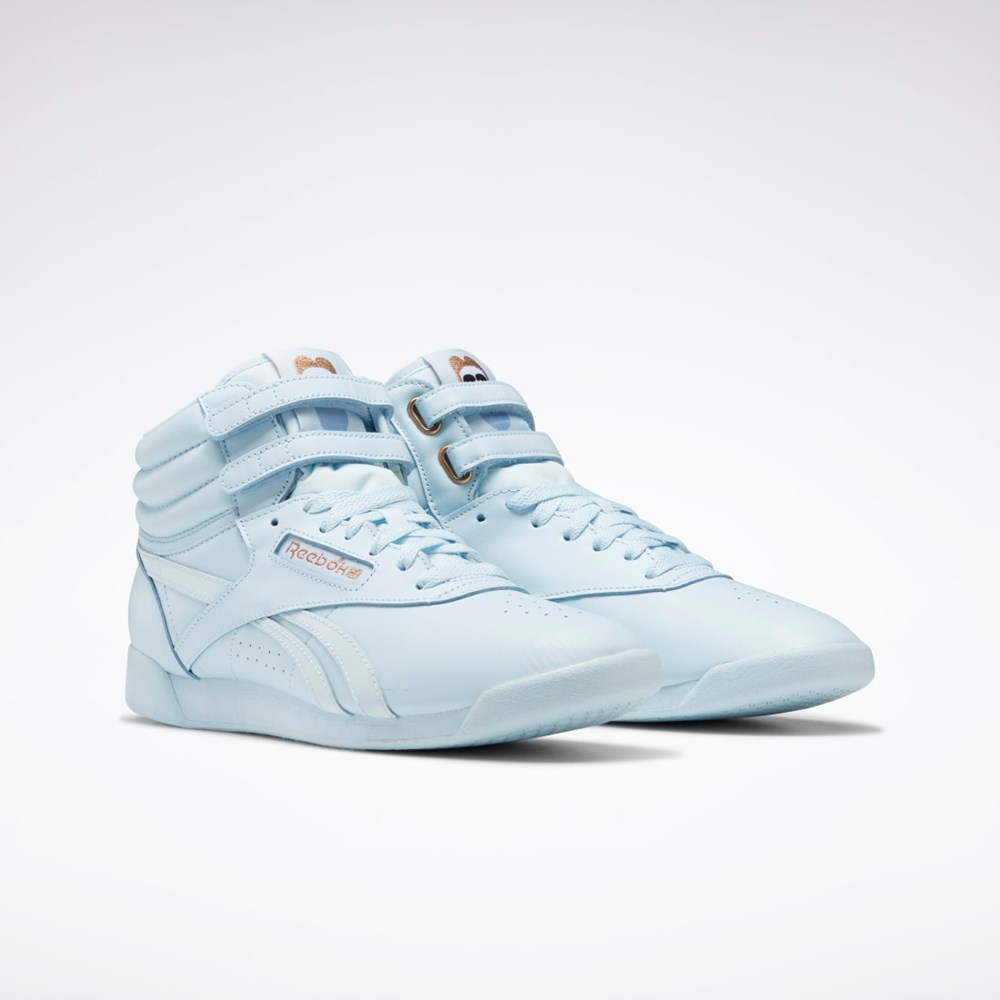 Reebok Cardi B Freestyle Hi Shoes Blå Blå Blå | OSYFLE-694