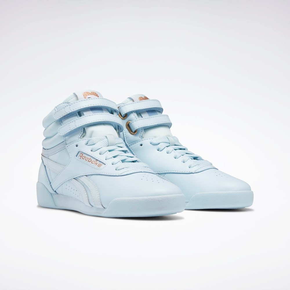 Reebok Cardi B Freestyle Hi Shoes - Grade School Blå Blå Blå | FPOGUZ-739