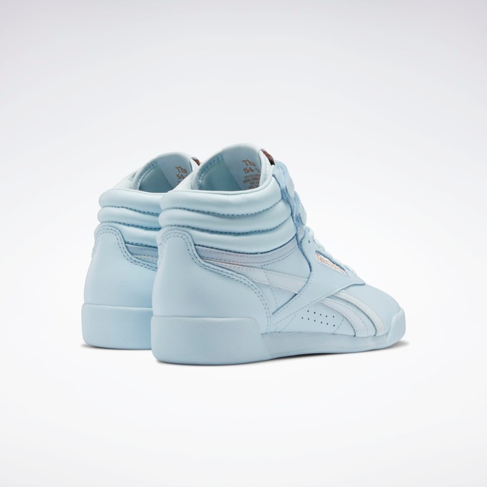 Reebok Cardi B Freestyle Hi Shoes - Grade School Blå Blå Blå | FPOGUZ-739