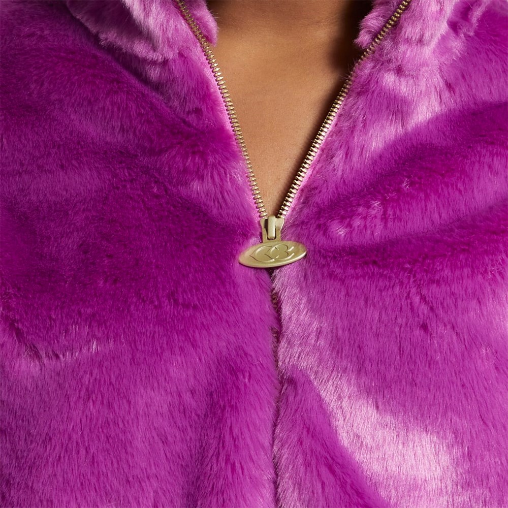 Reebok Cardi B Fur Ombre Jacket (Unisex) Ultraberry | KTWPHU-352