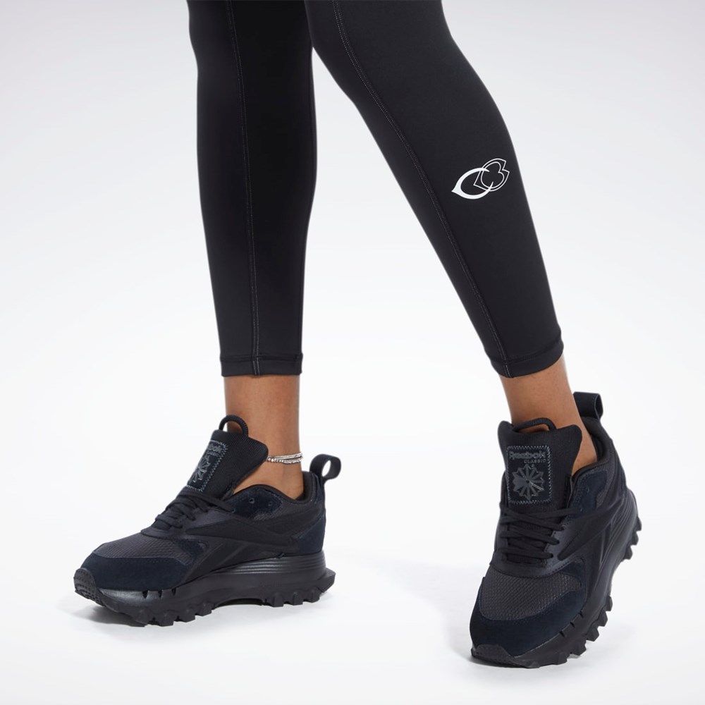 Reebok Cardi B High-Rise Tights Svarte | NXUCTB-925