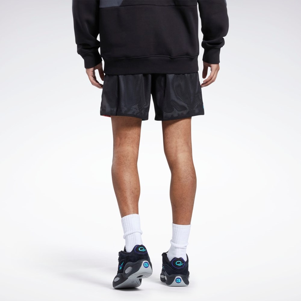 Reebok City League Mesh Shorts Svarte | XHLACM-746