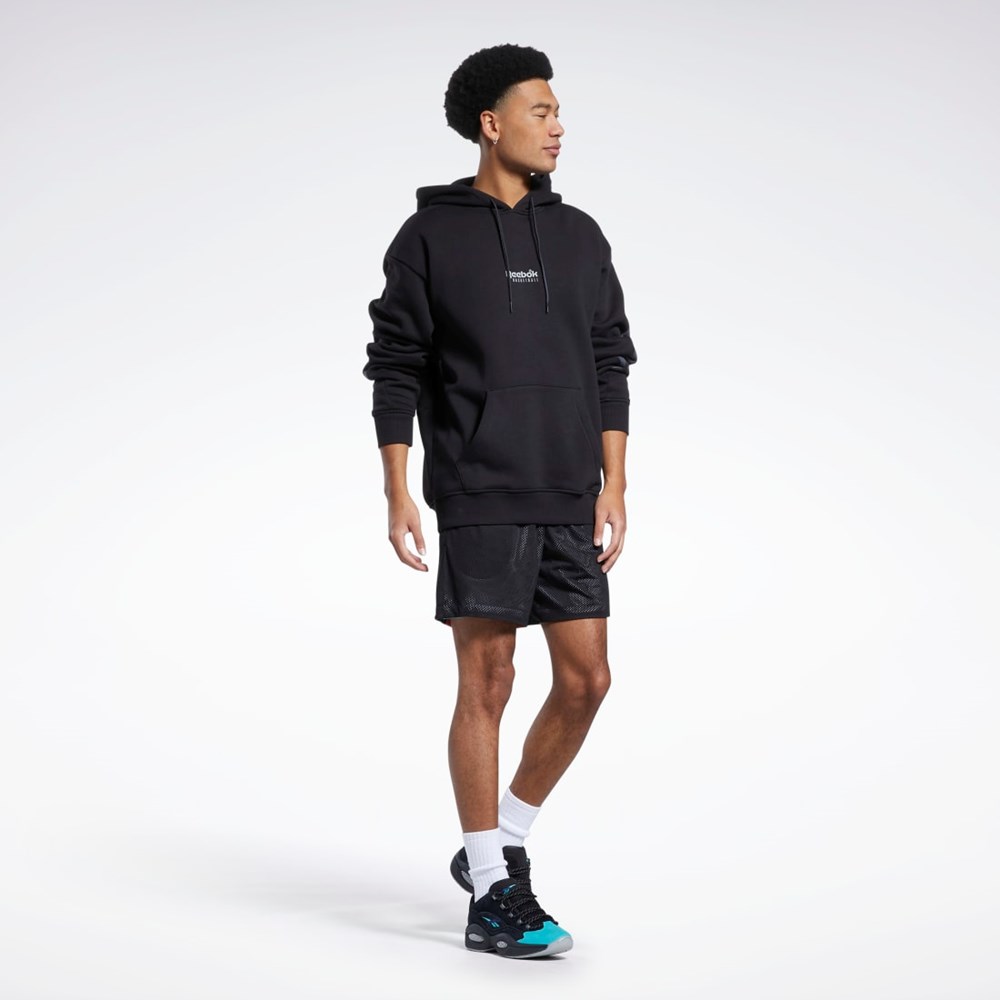 Reebok City League Mesh Shorts Svarte | XHLACM-746