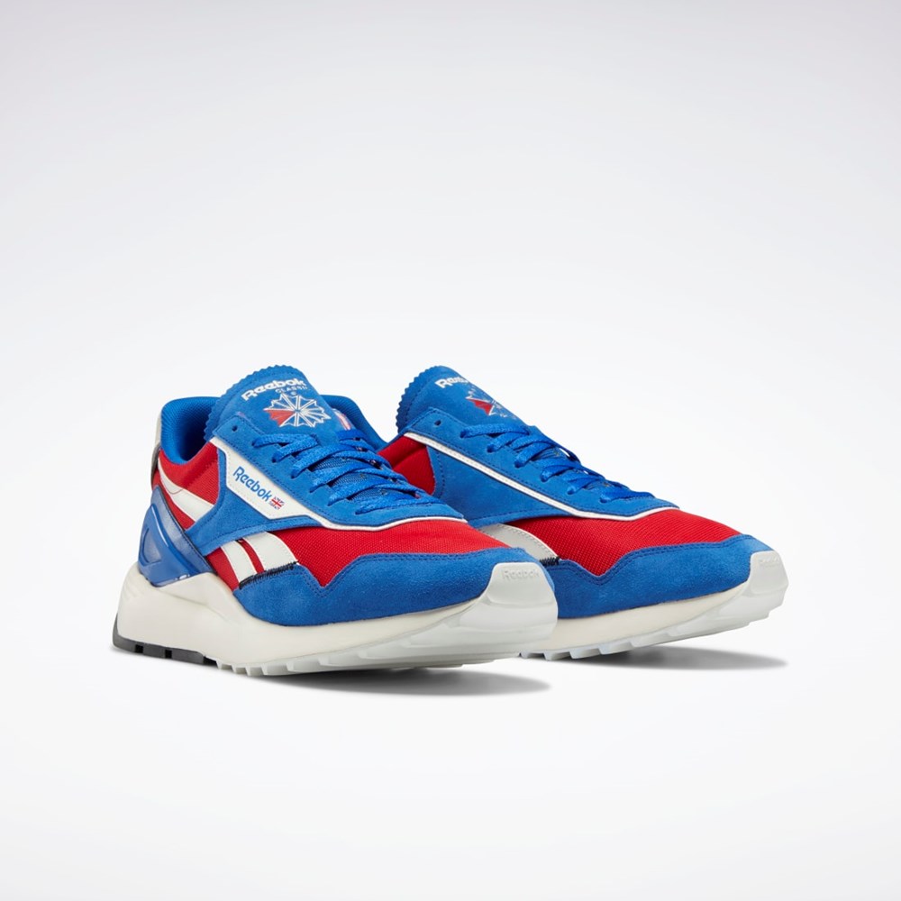 Reebok Classic Leather Legacy AZ Shoes Blå Rød | WBDCSA-129