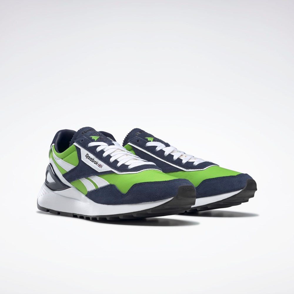 Reebok Classic Leather Legacy AZ Shoes Grønn Marineblå Hvite | ICLHAM-654