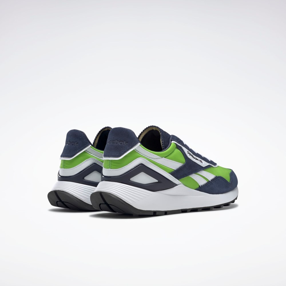 Reebok Classic Leather Legacy AZ Shoes Grønn Marineblå Hvite | ICLHAM-654