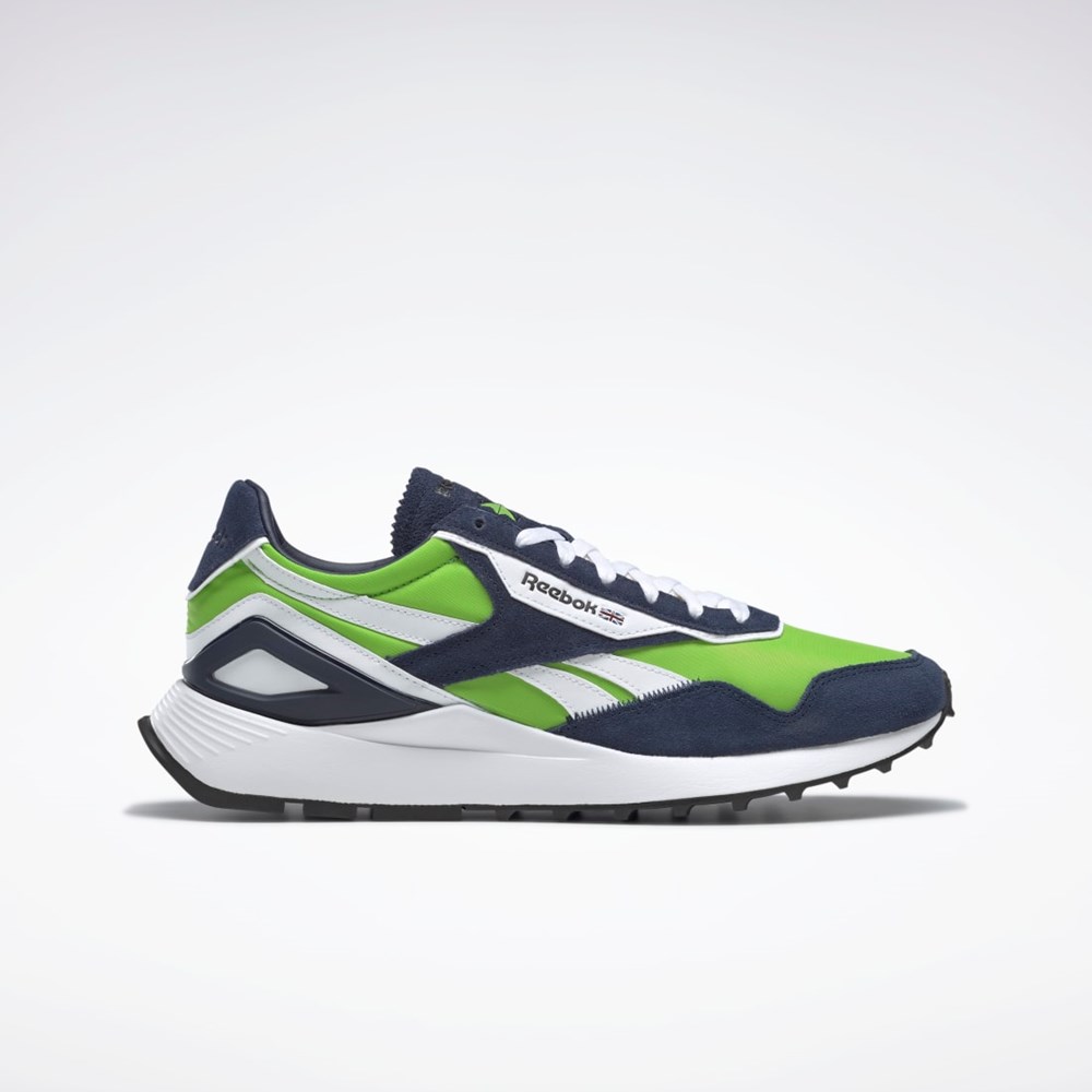 Reebok Classic Leather Legacy AZ Shoes Grønn Marineblå Hvite | ICLHAM-654