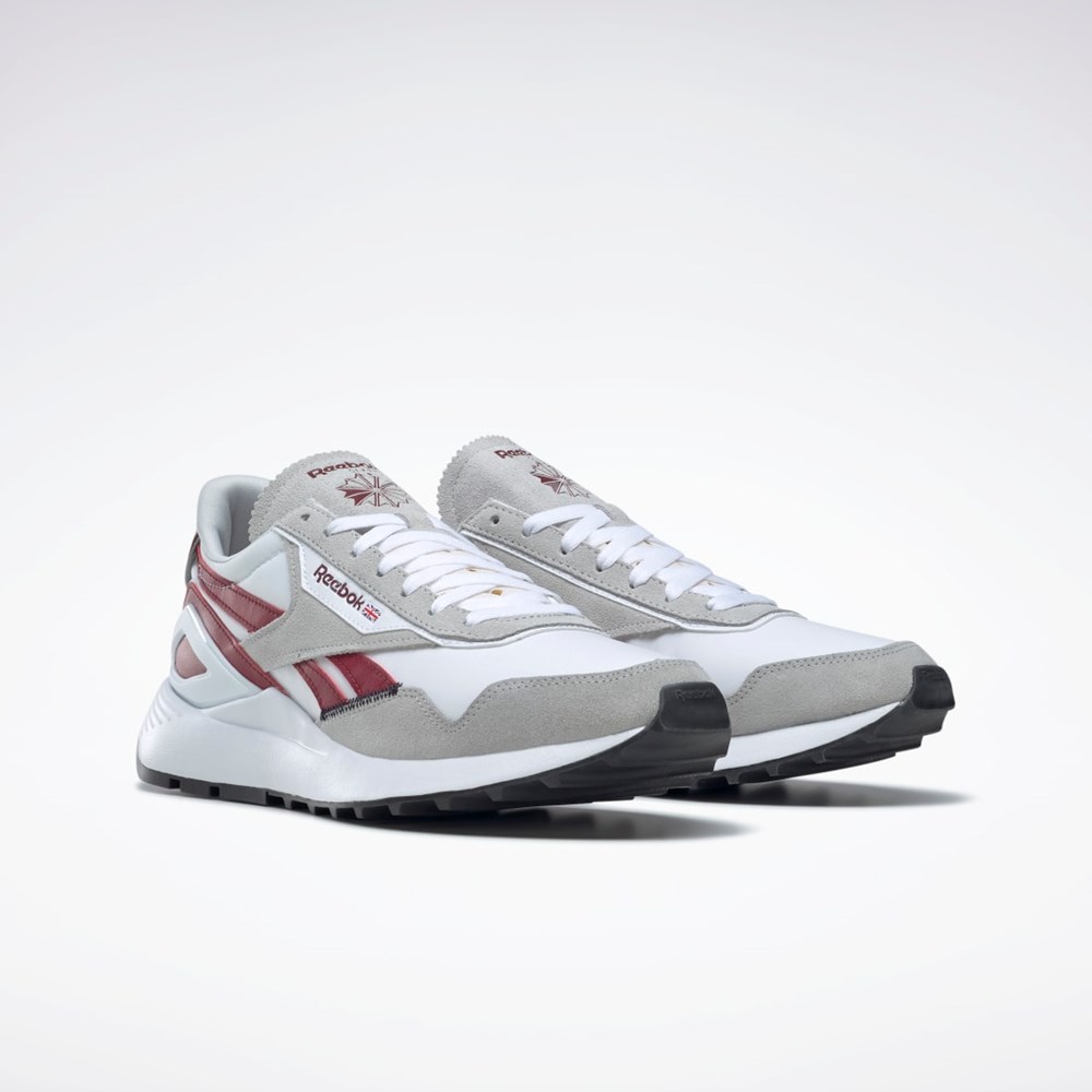 Reebok Classic Leather Legacy AZ Shoes Hvite Grå Burgunder | BYGZUE-185