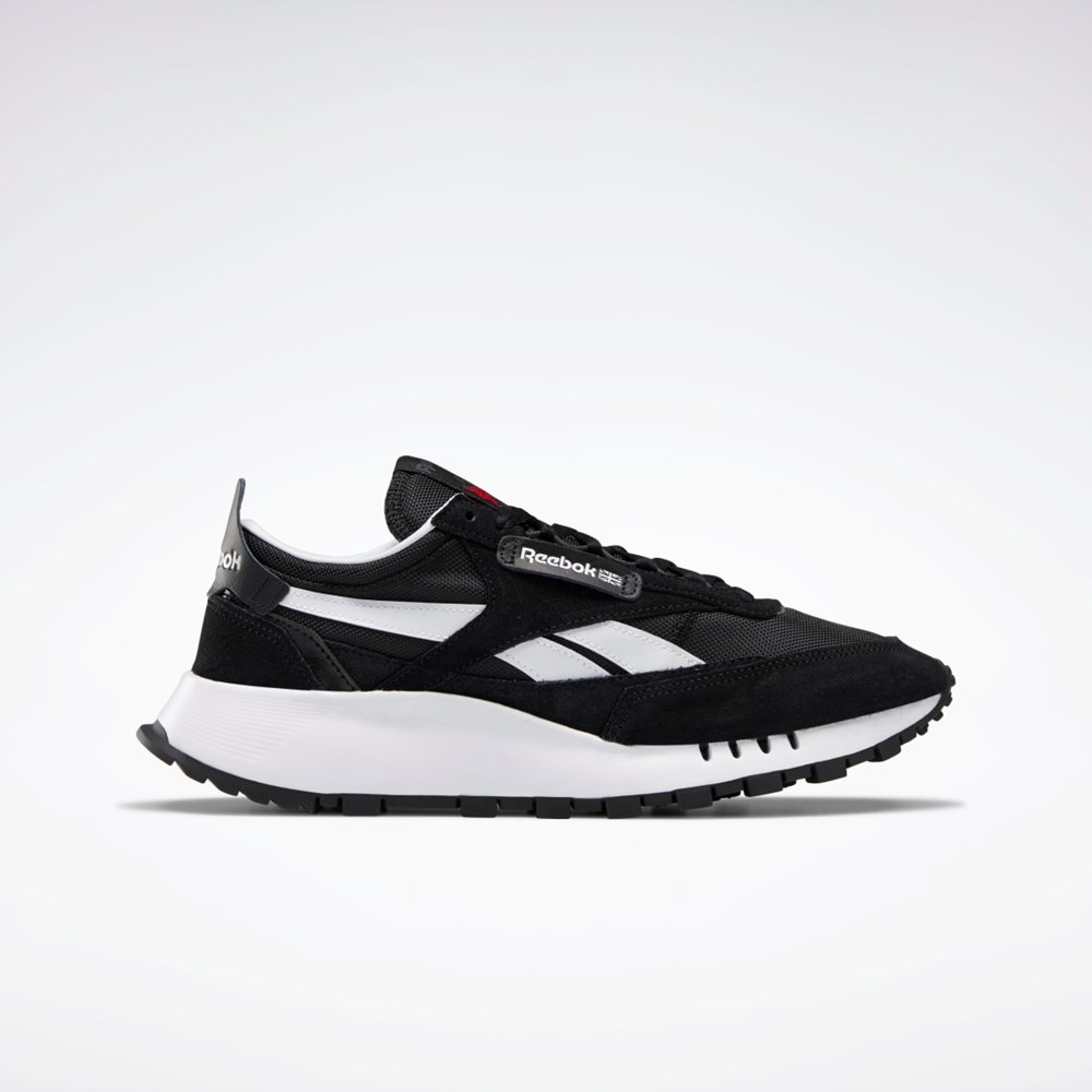 Reebok Classic Leather Legacy Shoes Svarte Grå Rød | KNUOIT-351