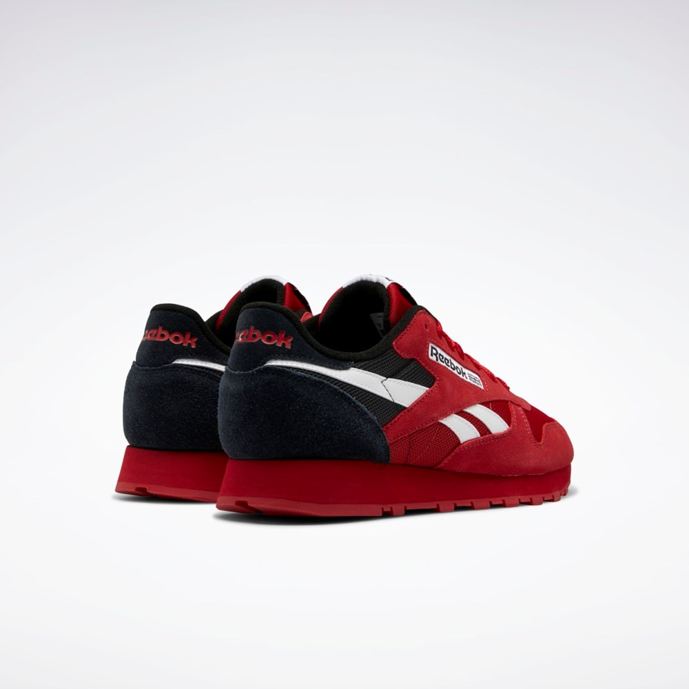 Reebok Classic Leather Make It Yours Shoes Rød Hvite Svarte | LJWNOZ-190