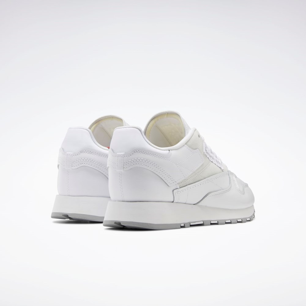 Reebok Classic Leather Make It Yours Shoes Hvite Grå | XIGMRW-130