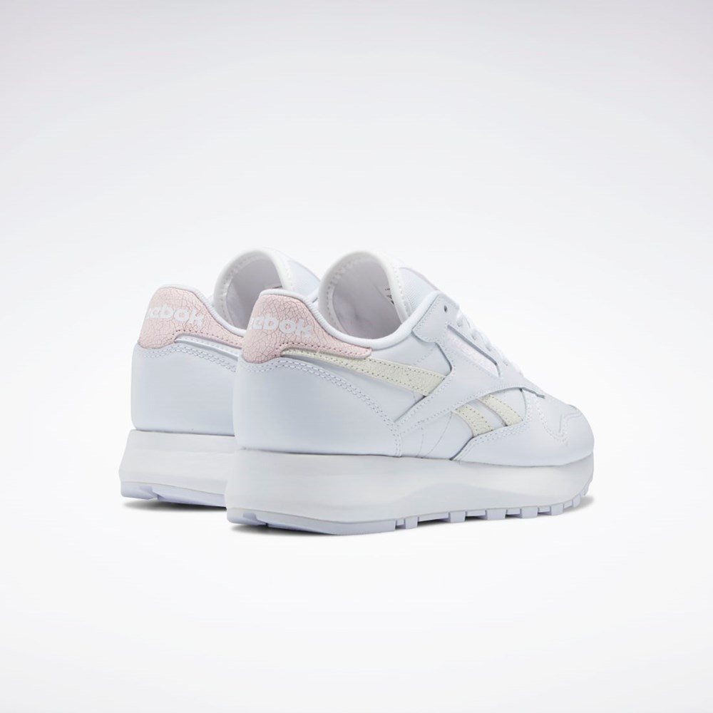 Reebok Classic Leather SP Shoes Hvite Hvite Rosa | GZETLP-190