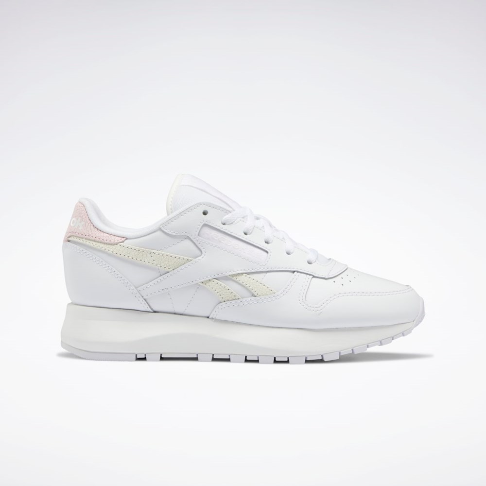 Reebok Classic Leather SP Shoes Hvite Hvite Rosa | GZETLP-190