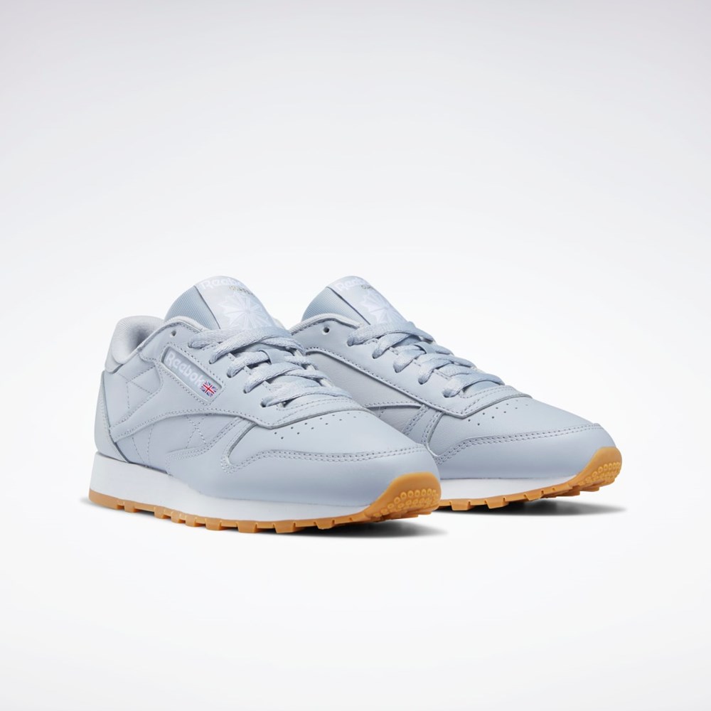 Reebok Classic Leather Shoes Grå Grå Hvite | PHFYXL-469