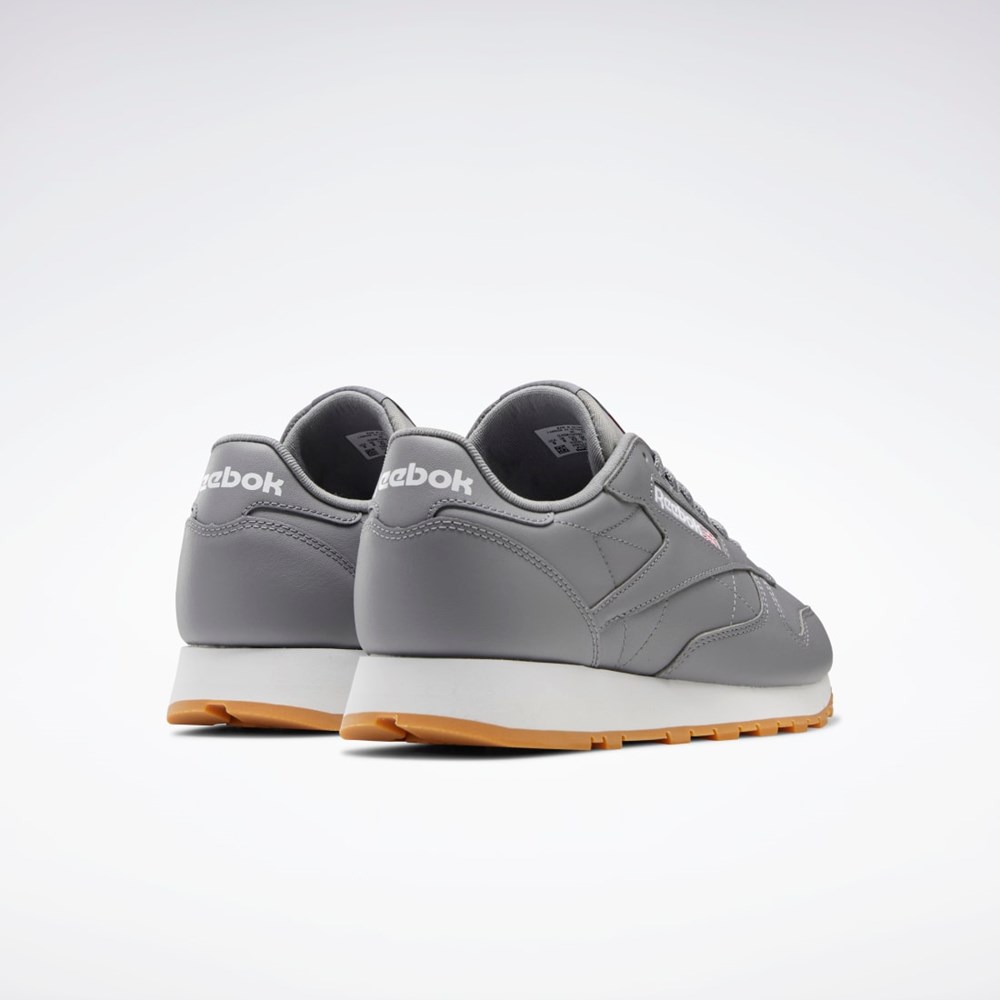 Reebok Classic Leather Shoes Grå Hvite | SQXICP-261