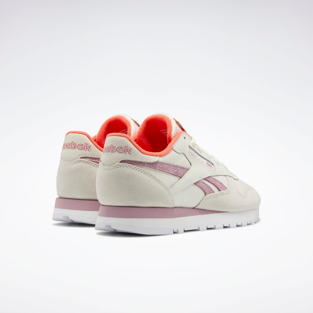 Reebok Classic Leather Shoes Hvite | HVXEOI-624