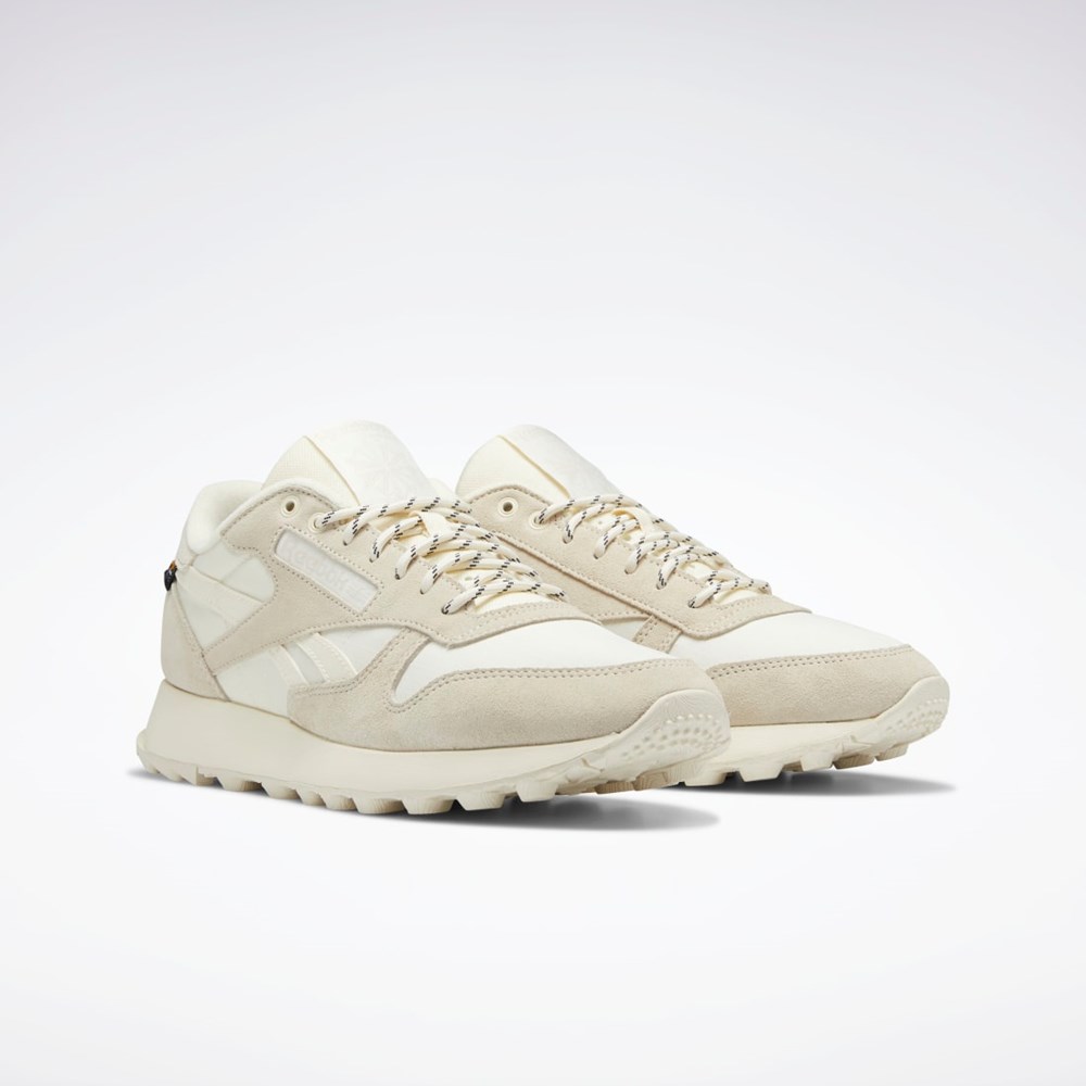 Reebok Classic Leather Shoes Hvite Hvite | OXLJFS-541