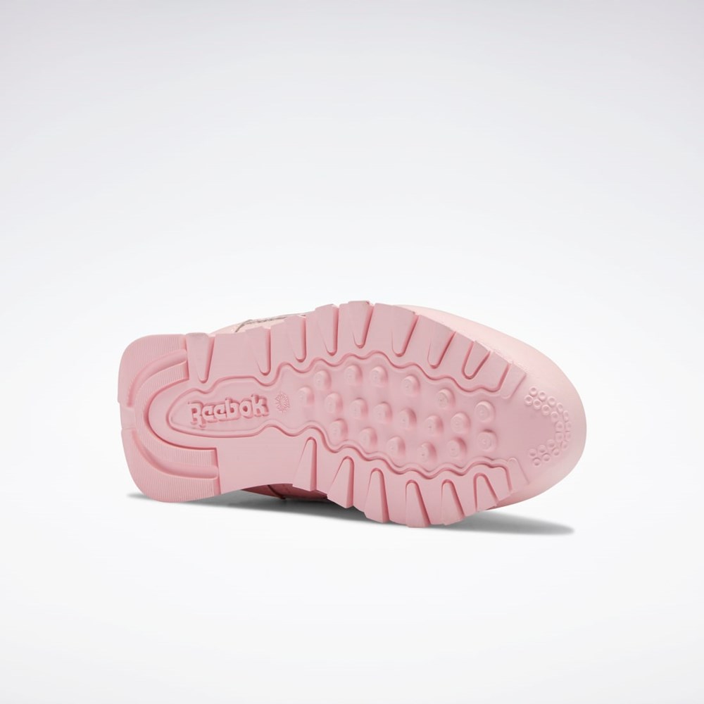 Reebok Classic Leather Shoes - Preschool Rosa Rosa Rosa | XCIBDK-046