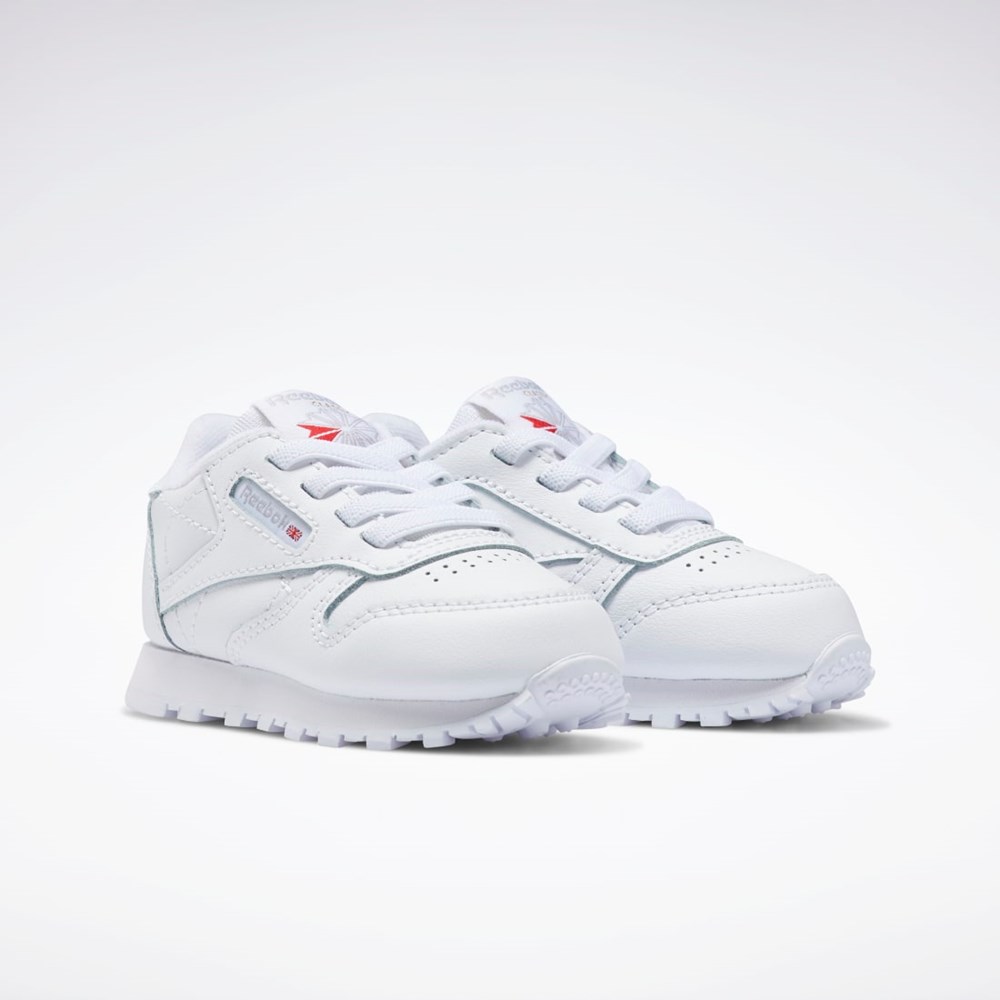 Reebok Classic Leather Shoes - Toddler Hvite Hvite Hvite | PHQOXV-214