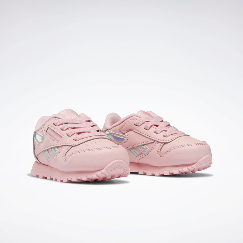 Reebok Classic Leather Shoes - Toddler Rosa Rosa Rosa | LMFQTY-409