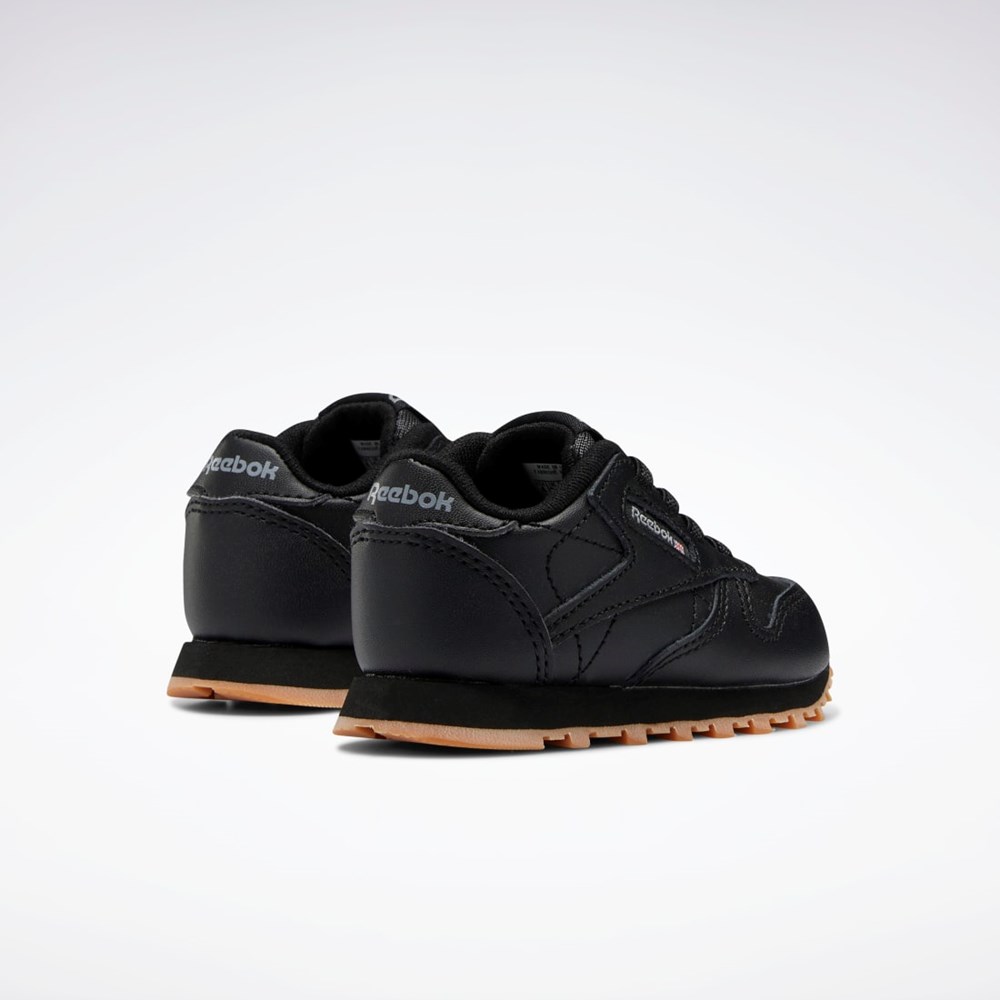 Reebok Classic Leather Shoes - Toddler Svarte Svarte | HEKOCW-725