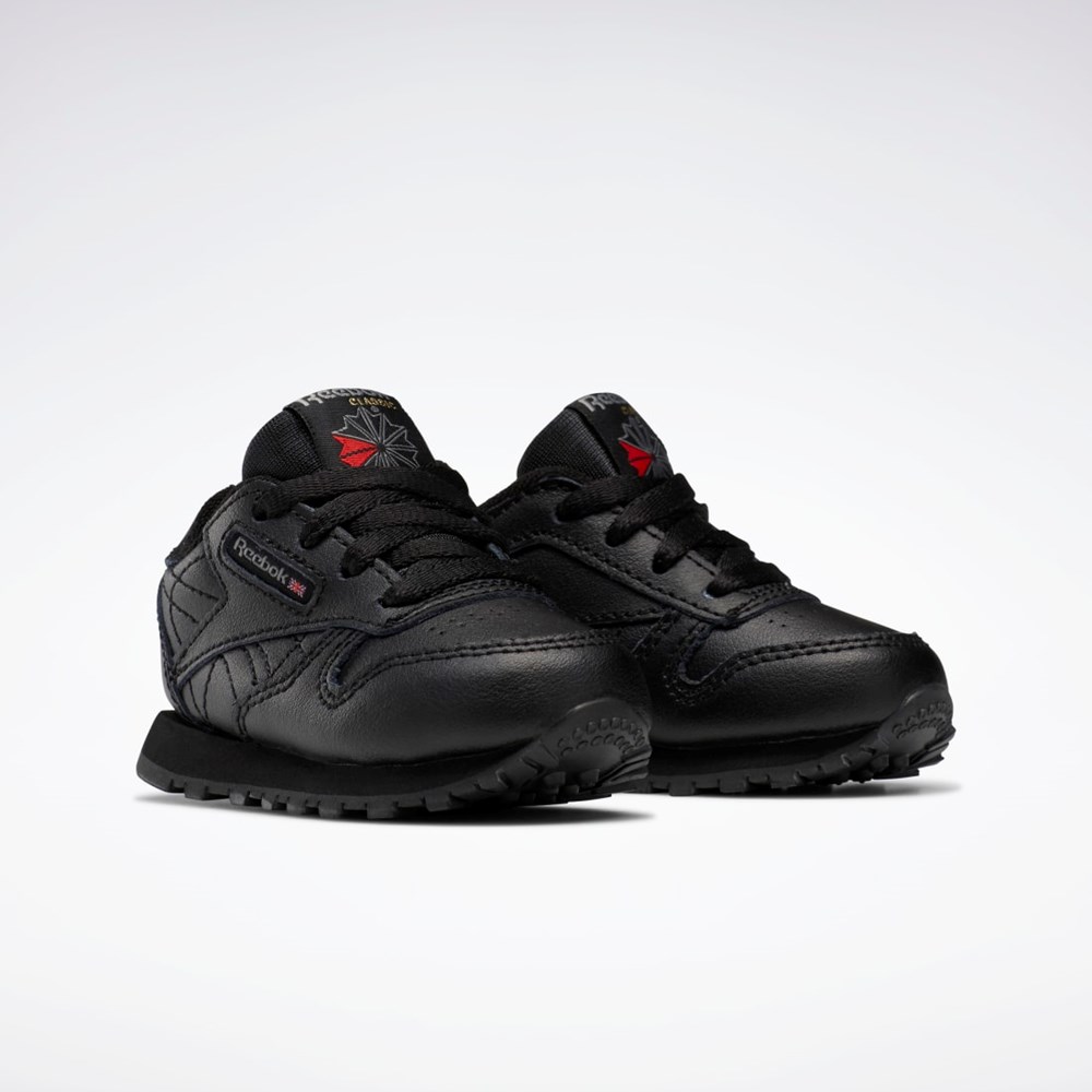 Reebok Classic Leather Shoes - Toddler Svarte | LUKFWM-678