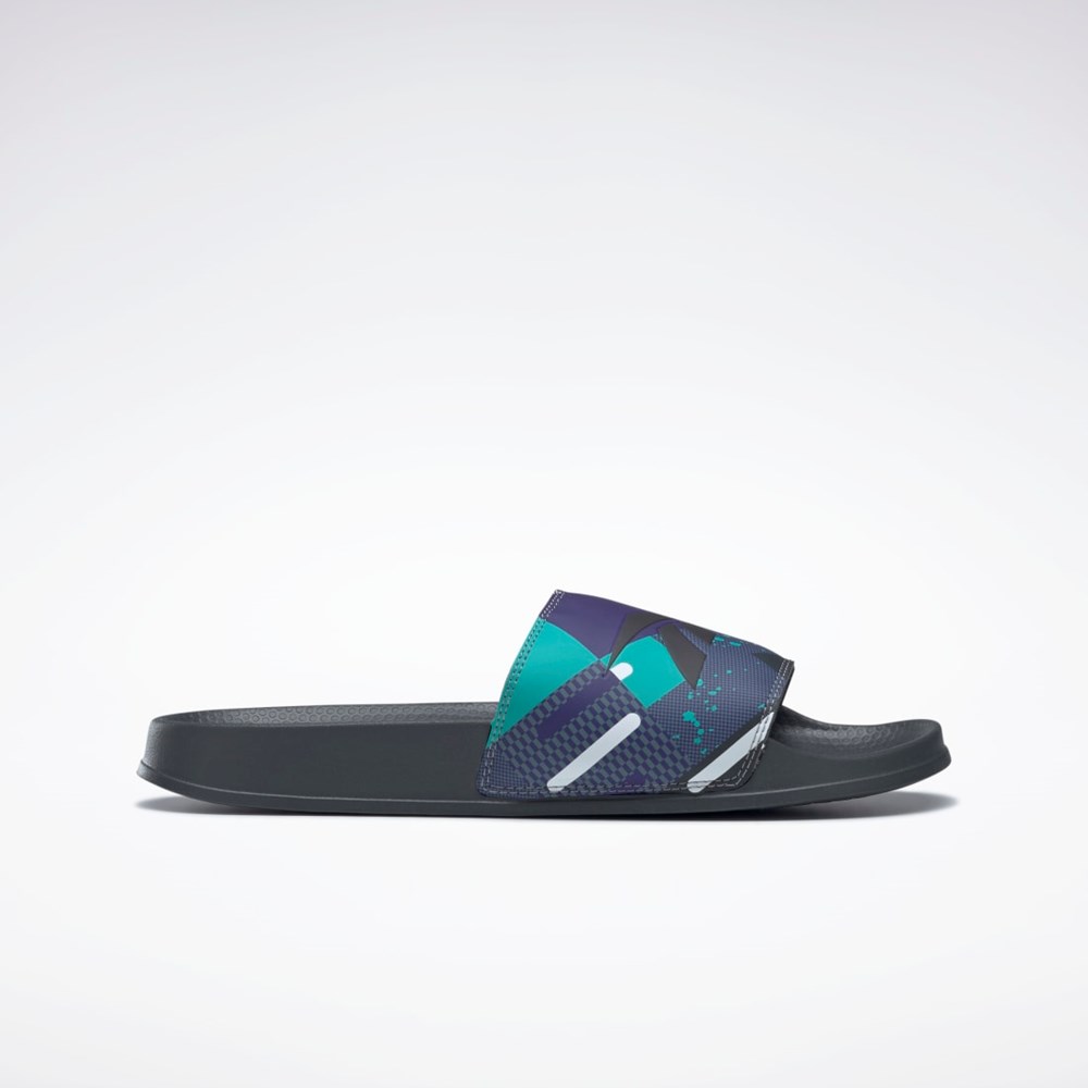 Reebok Classic Slides Svarte Grå Grå | IVPUOZ-973